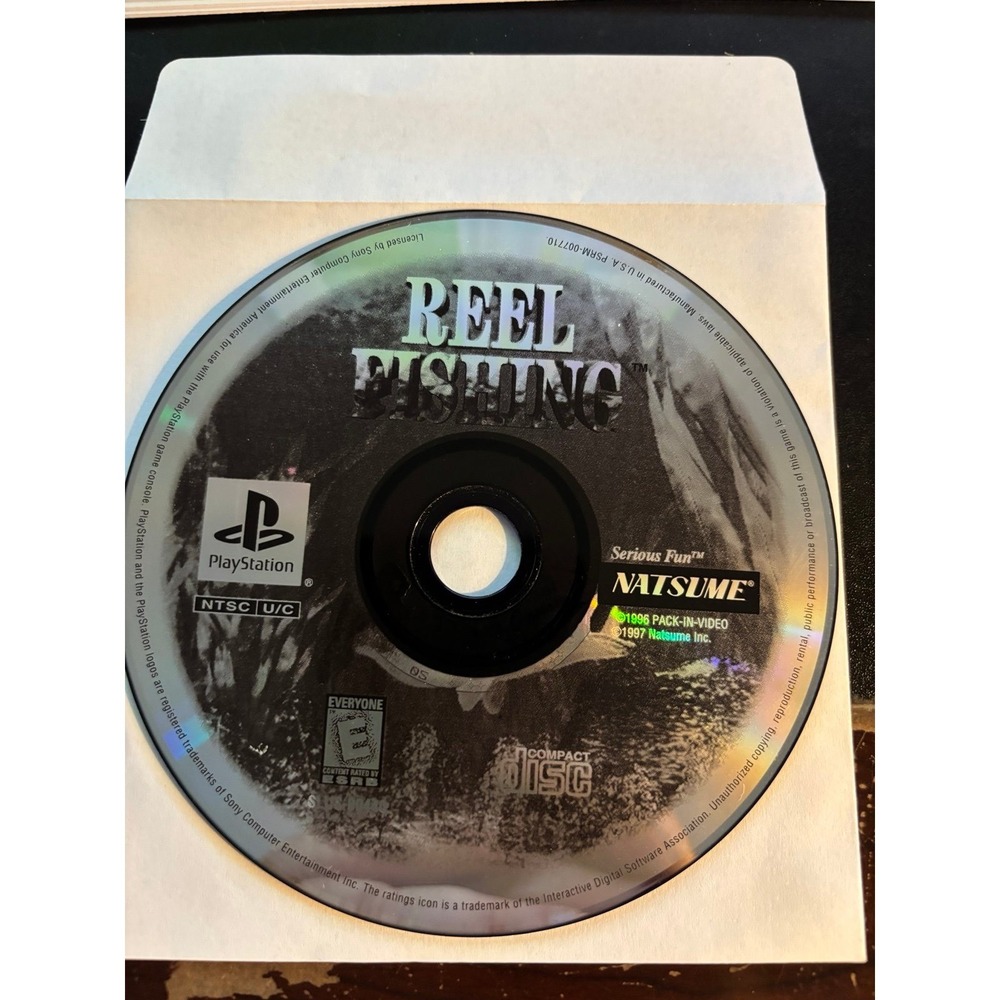 Reel Fishing (Sony PlayStation 1 PS1, 1997) Game Disc Only